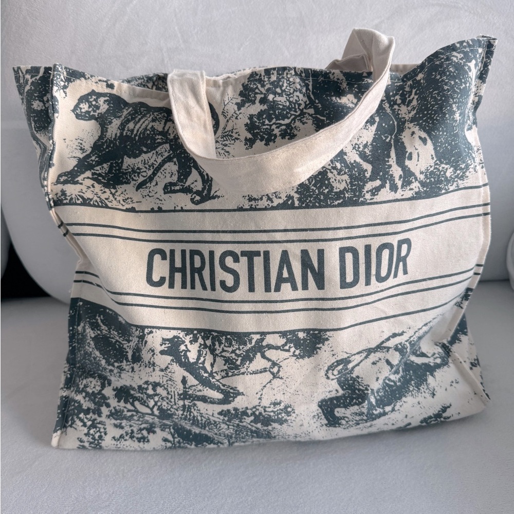 Dior Dioriviera perfumes canvas tote bag